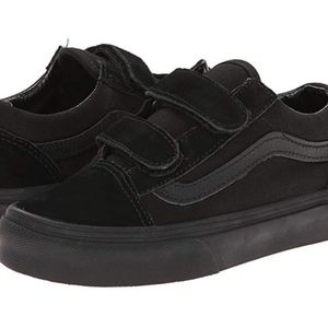 Vans Old Skool Toddler size 12 Black Suede/Canvas